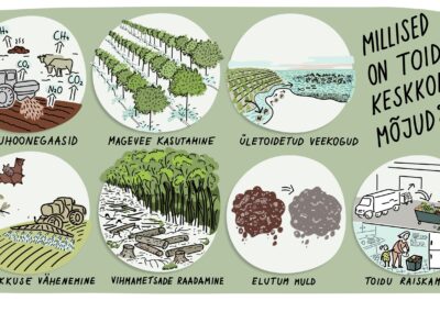 Eestimaa Looduse Fond animatsioon Planeedisõbralikum toitumine infograafika Siiri Taimla-Rannala Joonmeedia