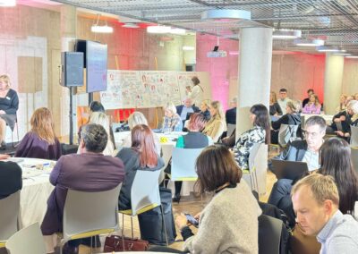 Haridusasutuste juhtide mõttetalgud, Haridusjuhtimise Akadeemias Tallinna Ülikoolis, visuaalne kokkuvõte Siiri Taimla-Rannala, Joonmeedia