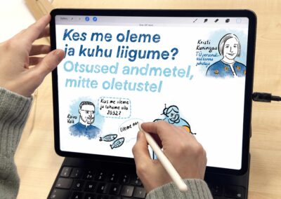 Tartu Ülikooli sotsiaalteaduste valdkonna talveseminar, digitaalne visualiseerimine Siiri Taimla-Rannala, Joonmeedia